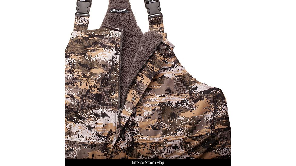 Huntworth Fairbanks Heavy Weight Waterproof Sherpa-lined Bib Overalls - Mens, Disruption, Medium, E-9444-DC-M