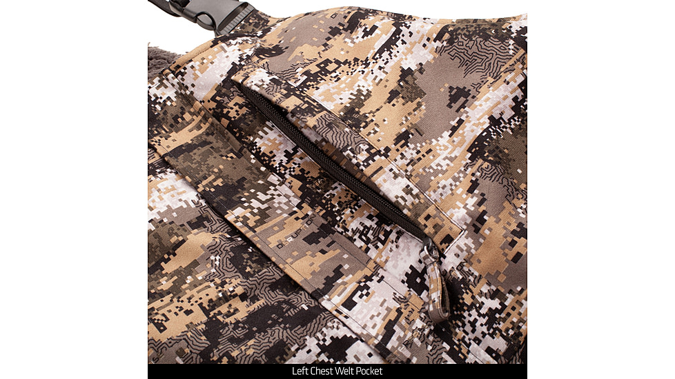 Huntworth Fairbanks Heavy Weight Waterproof Sherpa-lined Bib Overalls - Mens, Disruption, Medium, E-9444-DC-M