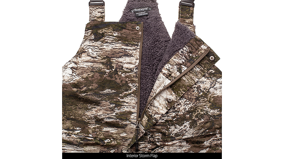 Huntworth Fairbanks Heavy Weight Waterproof Sherpa-lined Bib Overalls - Mens, Tarnen, Large, E-9444-TRN-L