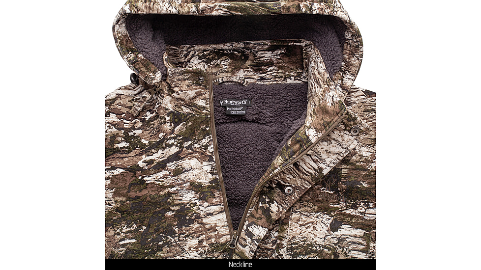 Huntworth Fairbanks Heavy Weight Waterproof Sherpa-lined Jacket - Mens, Tarnen, Large, E-9443-TRN-L