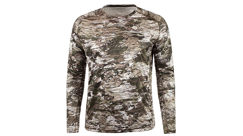 Huntworth Fallon Light Weight Performance Polyester Long Sleeve Shirt - Mens, Tarnen, Extra Large, E-9333-TRN-XL