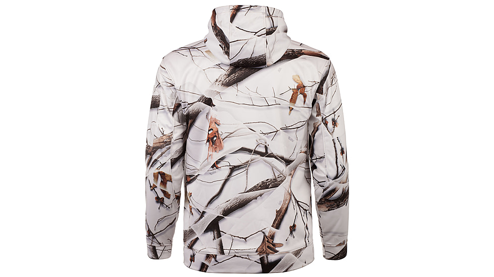 Huntworth Harrison Performance Fleece Hunting Hoodie - Mens, Snow Camo Brown, Large, E-924-31SCB-L