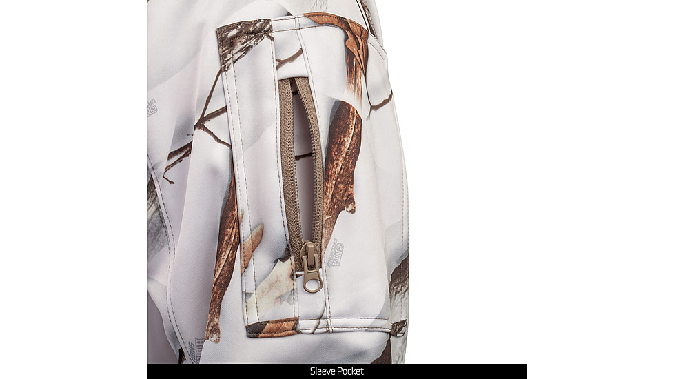 Huntworth Harrison Performance Fleece Hunting Hoodie - Men's, Snow Camo, Large, E-924-31SCB-L