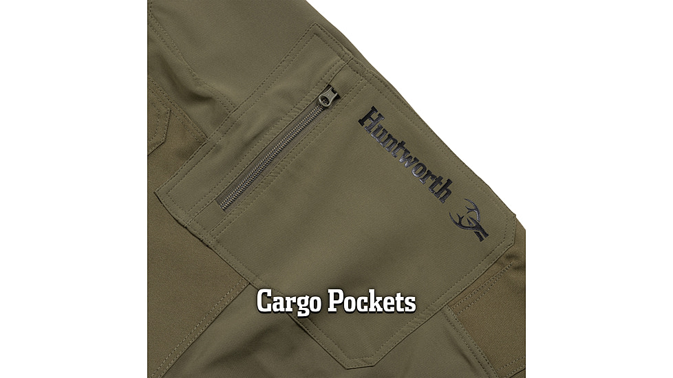 Huntworth Durham Light Weight Stretch Woven Pants - Men's, Olive Green, Large, E-9177-OLV-L