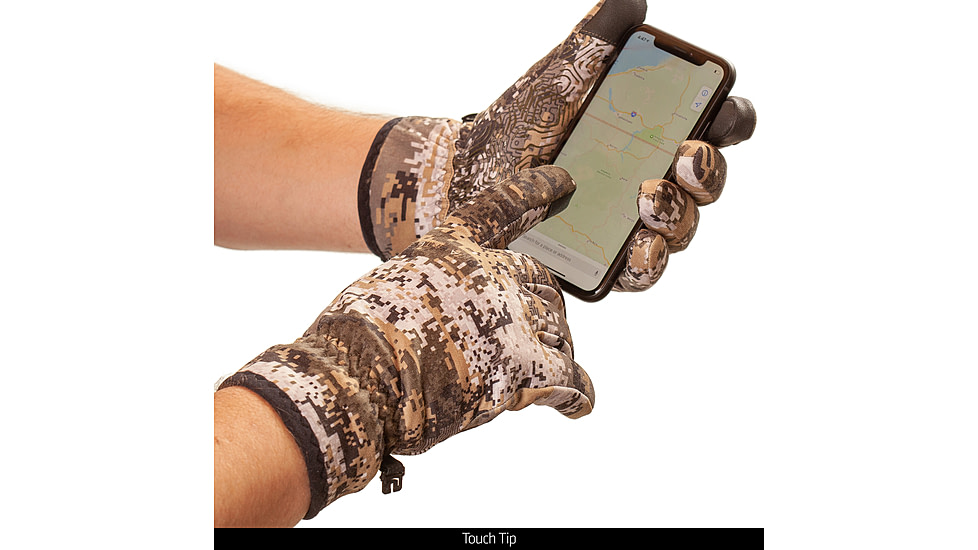 Huntworth Macomb Mid Weight Fused Waterproof Hunting Glove - Mens, Disruption, Large, E-1399-DC-L