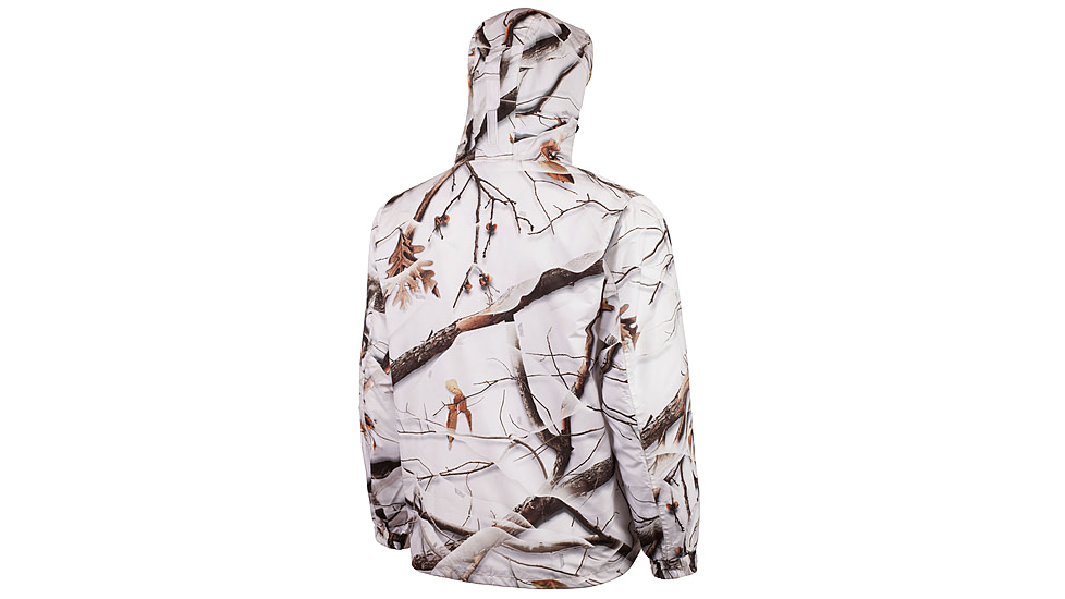 Huntworth Ackley Light Weight Microfiber Waterproof Cover Up Jacket - Mens, Snow Camo Brown, 3XL, E-81702-SCB-3XL