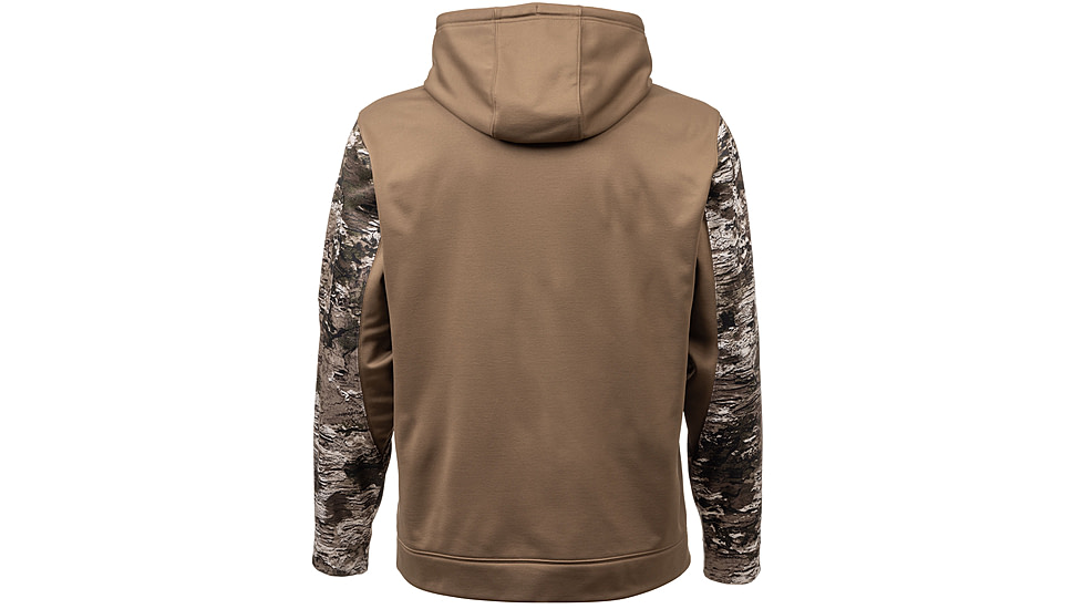 Huntworth Lifestyle Performance Fleece Hoodie - Men's, Walnut / Tarnen, Extra Large, E-9198-WLT/TRN-XL