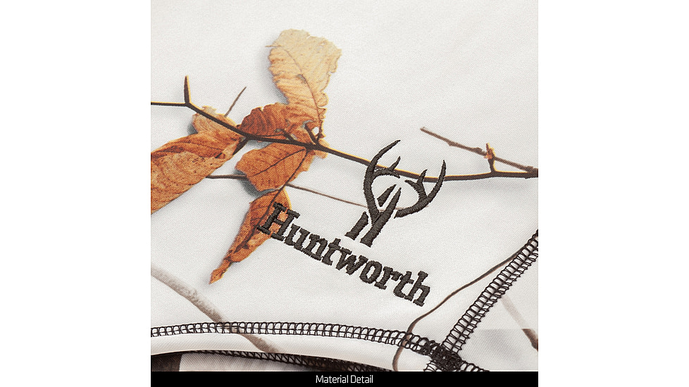 Huntworth Rawline Reversible Hunting Performance Fleece Balaclava - Mens, Snow Camo Brown/Black, One Size, E-5517-31SCB