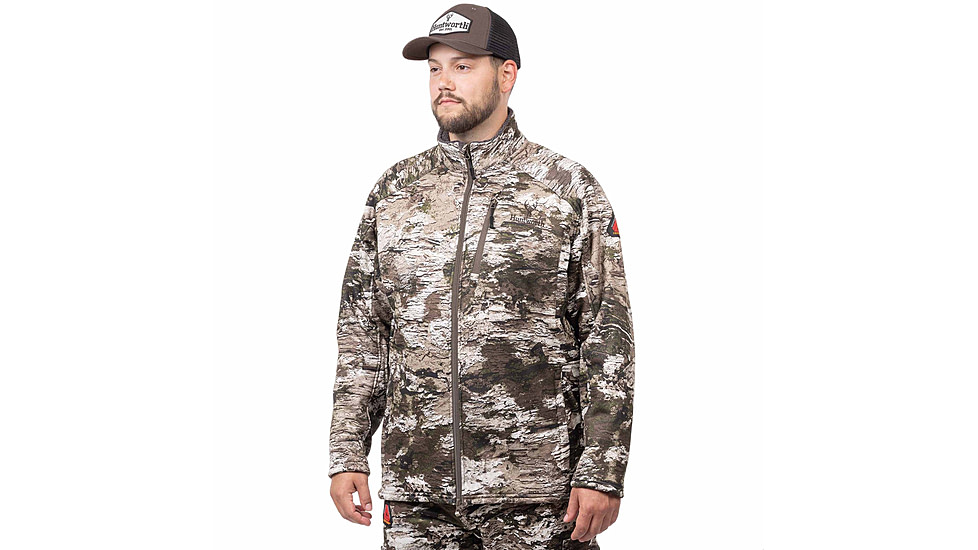 Huntworth Saskatoon Heat Boost Heavyweight Windproof Softshell Hunting Jacket - Mens, Tarnen, Extra Large, E-9542-TRN-XL