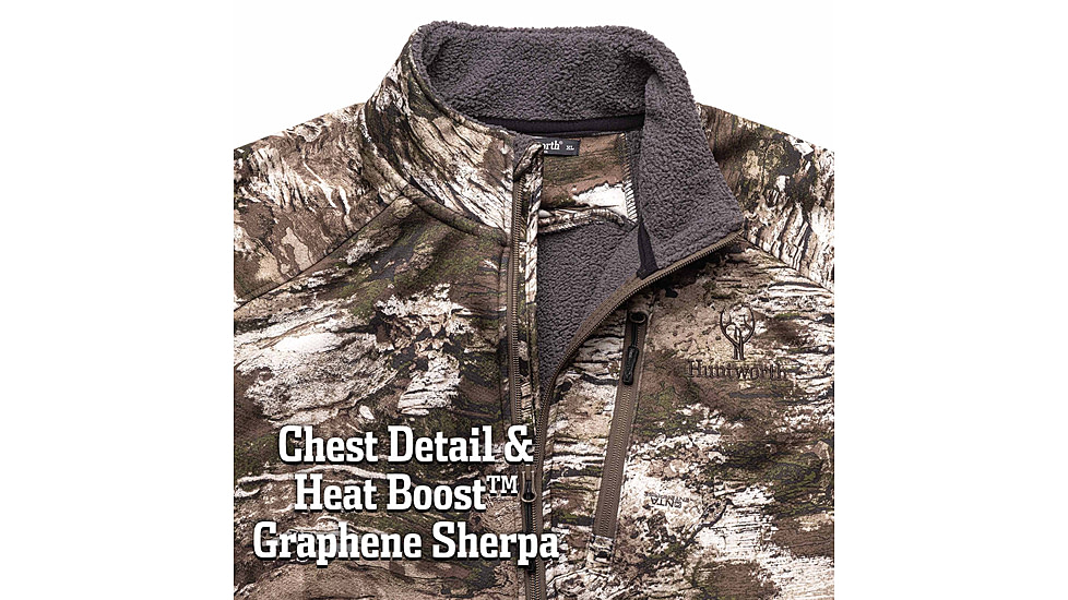 Huntworth Saskatoon Heat Boost Heavyweight Windproof Softshell Hunting Jacket - Mens, Tarnen, Extra Large, E-9542-TRN-XL