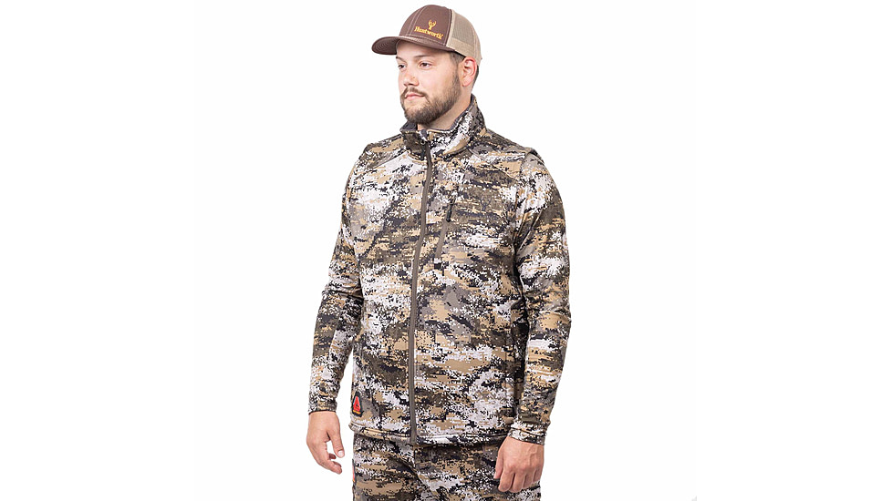 Huntworth Saskatoon Heat Boost Heavyweight Windproof Softshell Vest - Mens, Disruption, Large, E-9544-DC-L