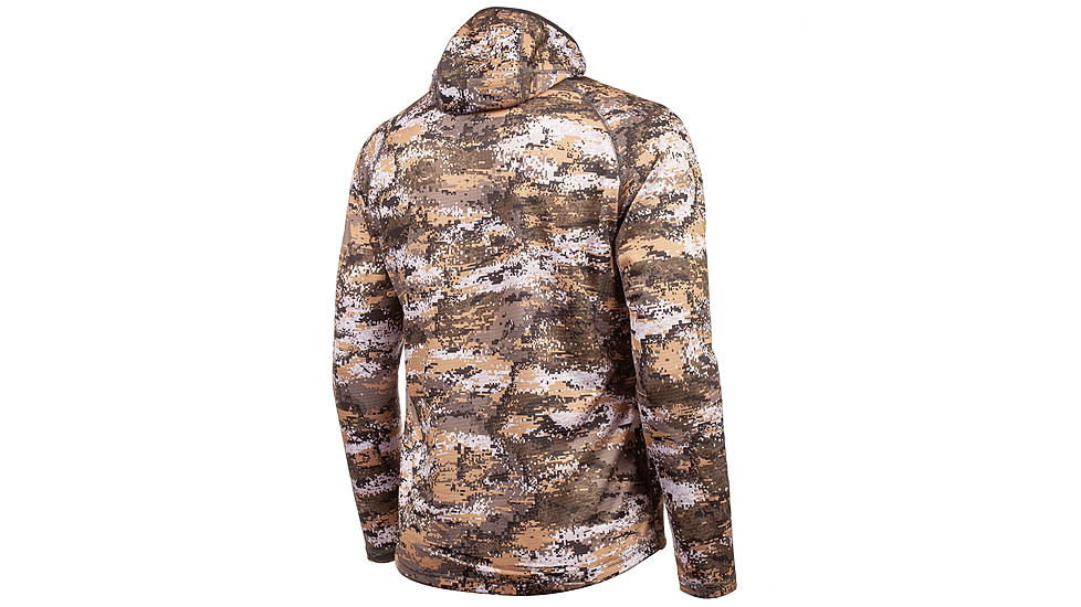 Huntworth Shelton Performance 1/2 Zip Hoodie w/ Facemask - Mens, Disruption, Extra Large, E-9373-DC-XL