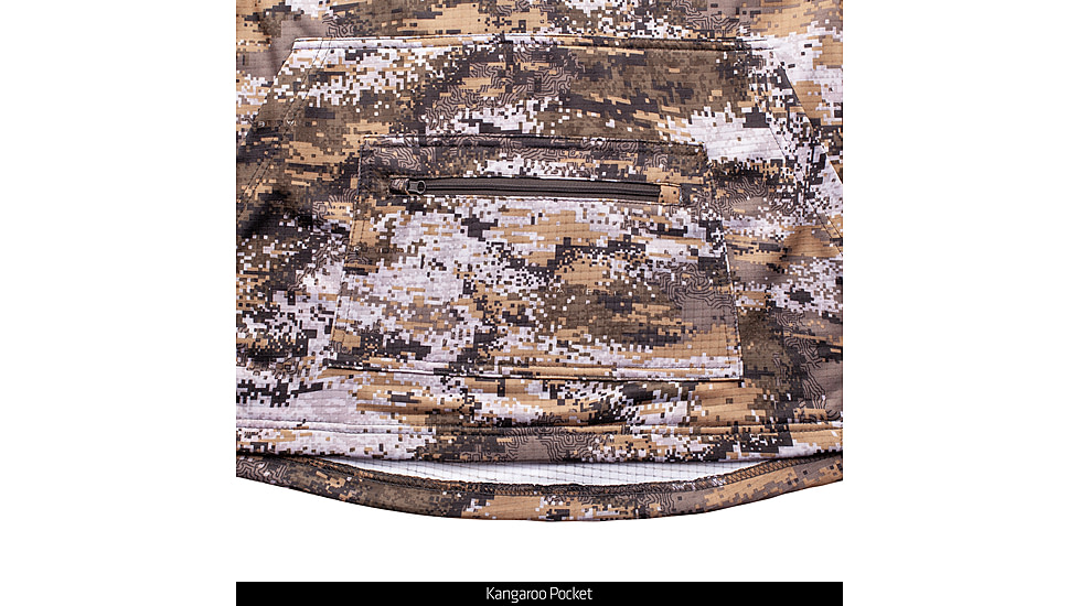 Huntworth Shelton Performance 1/2 Zip Hoodie w/ Facemask - Mens, Disruption, Extra Large, E-9373-DC-XL