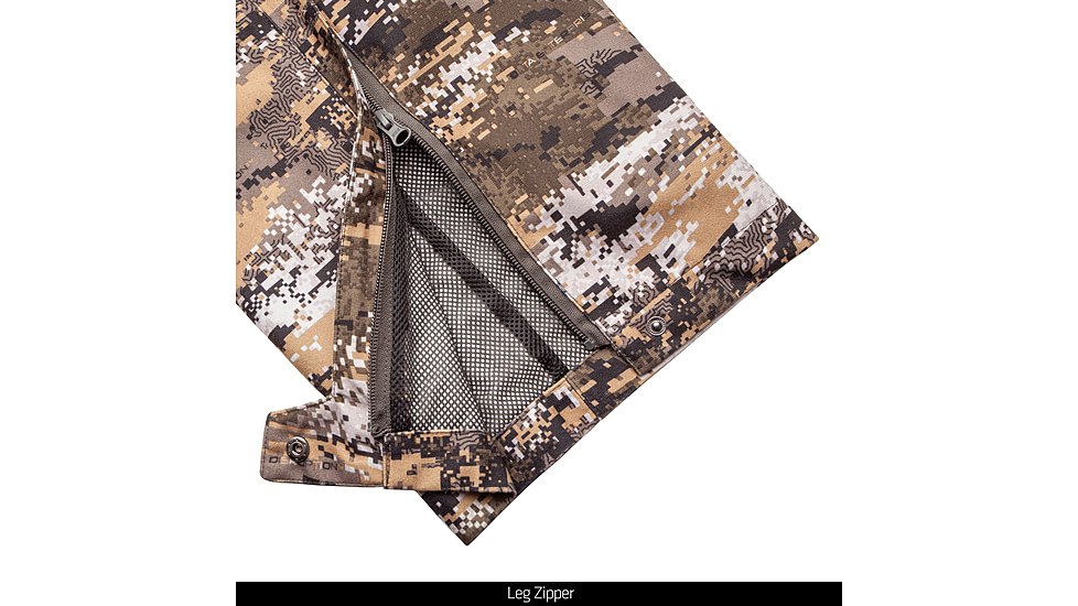 Huntworth Winsted Tricot Waterproof Rain Pants, Mesh Lining - Men's, Disruption, Large, E-9372-DC-L