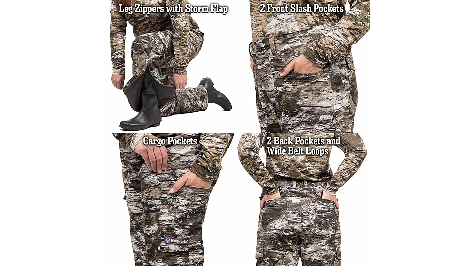 Huntworth Winsted Tricot Waterproof Rain Pants - Women's, Tarnen, Extra Large, E-9620-W-TRN-XL