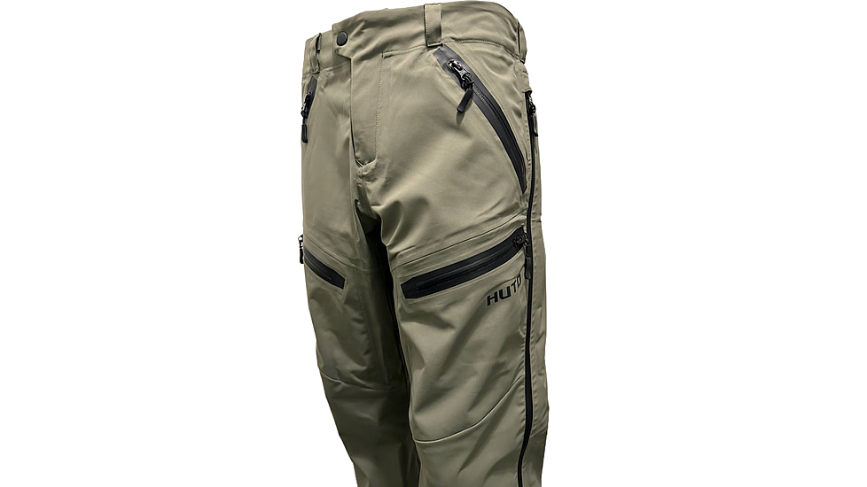 Huto Lifestyle Bone Dry Rain Pants, Green/Grey, 2XL, BNERN-PNT-GRYGRN-XXL