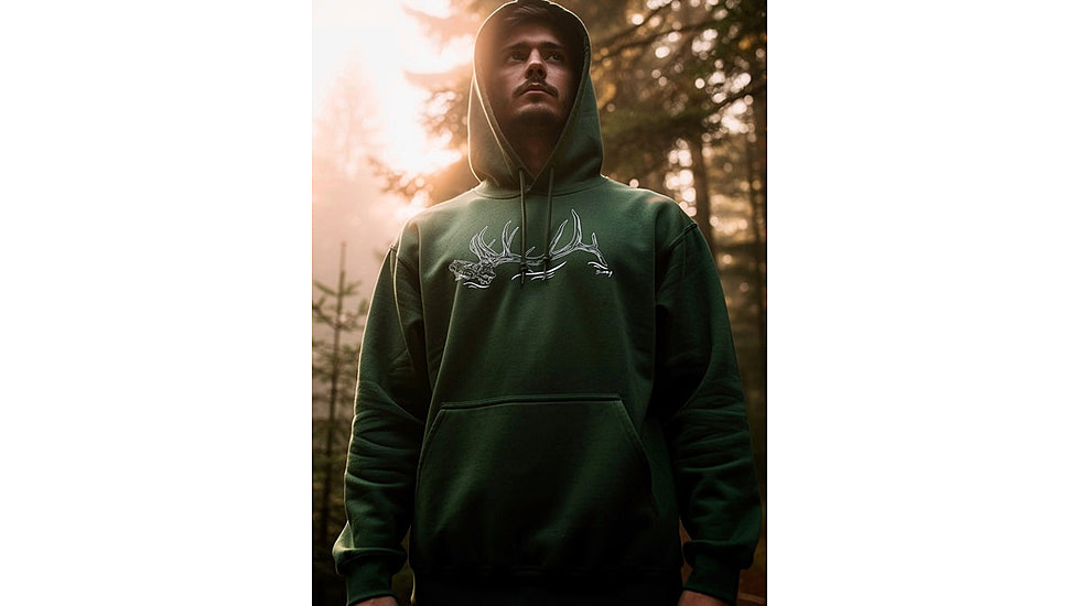 Huto Lifestyle Limited Edition Simsy Elk Artwork Logo Hoodie