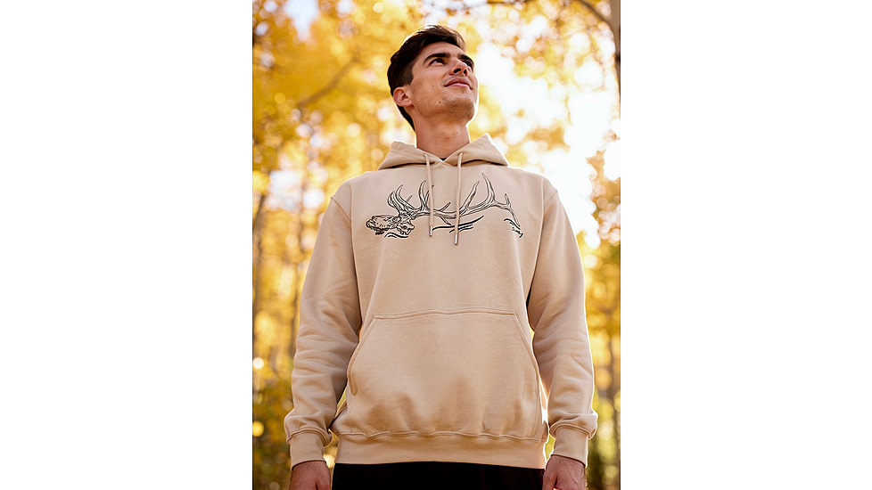 Huto Lifestyle Limited Edition Simsy Elk Artwork Logo Hoodie