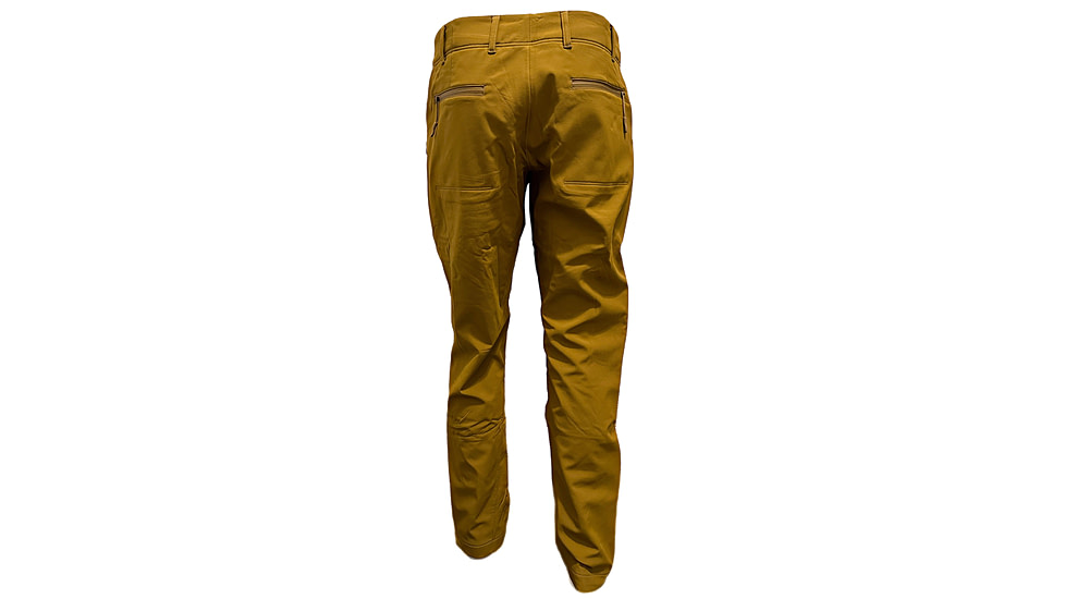 Huto Lifestyle Multi Climate Water Resistant Hunting Pants, Mustard Brown, 36x33, MULTCLIM-PNT-CYTBRN-36