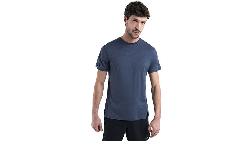 Icebreaker 150 MerinoFine Ace SS T-Shirt - Mens, Graphite, Medium, IB0A56X8884M