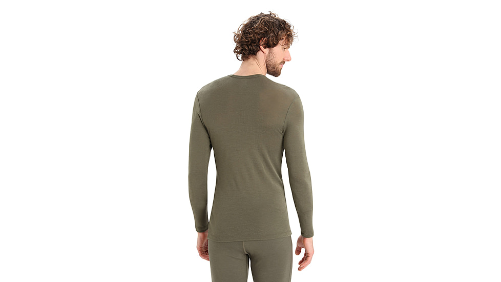 Icebreaker 175 Everyday Long Sleeve Crewe Thermal Top - Mens, Loden, Medium, IB104483069M