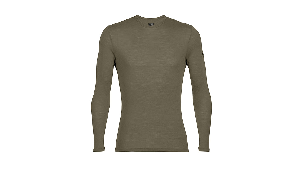 Icebreaker 175 Everyday Long Sleeve Crewe Thermal Top - Mens, Loden, Medium, IB104483069M