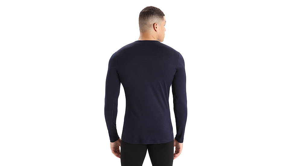 Icebreaker 200 Oasis Long Sleeve Crewe - Mens, Midnight Navy, 3XL, IB1043654013XL