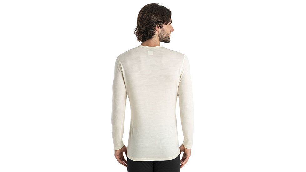 Icebreaker 200 Oasis Long Sleeve Crewe - Mens, Undyed, Medium, IB104365000M