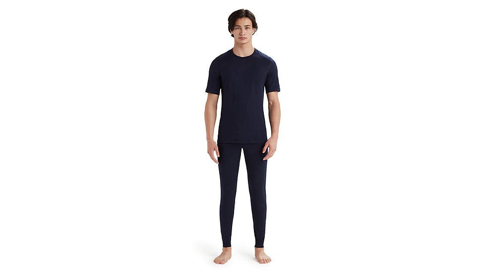Icebreaker 200 Oasis Short Sleeve Crewe Thermal Top - Mens, Midnight Navy, 2XL, IB104509401XXL