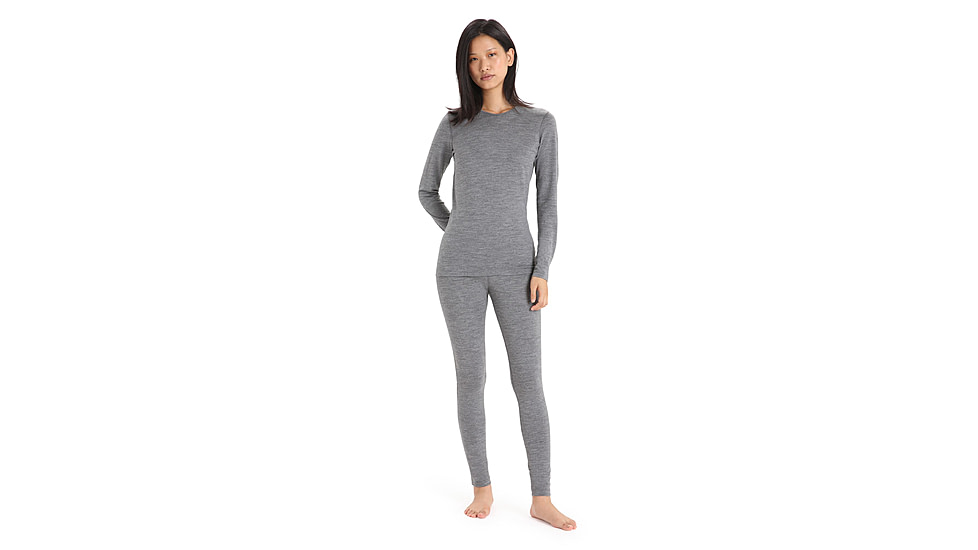Icebreaker 200 Oasis Thermal Leggings - Womens, Gritstone Heather, Extra Large, IB104383013XL