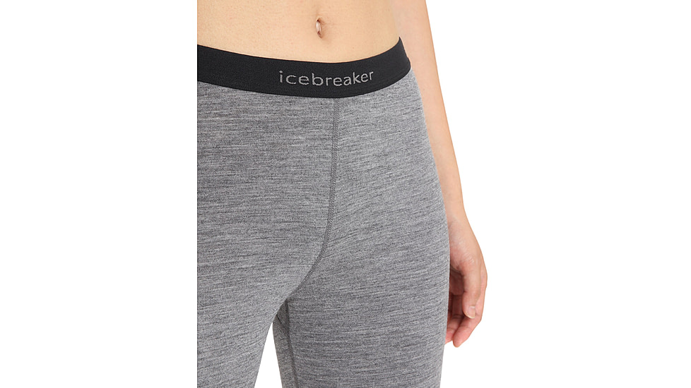 Icebreaker 200 Oasis Thermal Leggings - Womens, Gritstone Heather, Extra Large, IB104383013XL