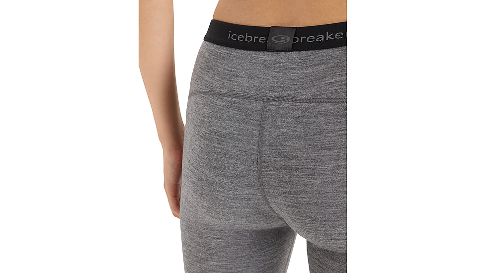 Icebreaker 200 Oasis Thermal Leggings - Womens, Gritstone Heather, Extra Large, IB104383013XL