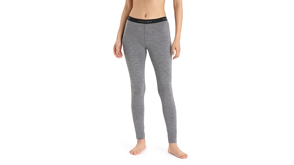 Icebreaker 200 Oasis Thermal Leggings - Womens, Gritstone Heather, Extra Large, IB104383013XL