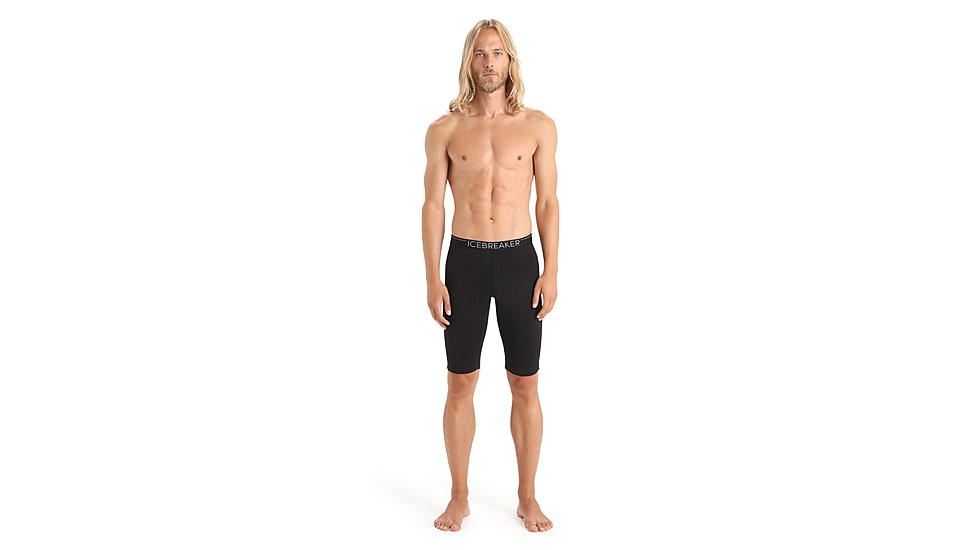 Icebreaker 200 Oasis Thermal Shorts - Mens, Black, Extra Large, IB0A59KY001XL