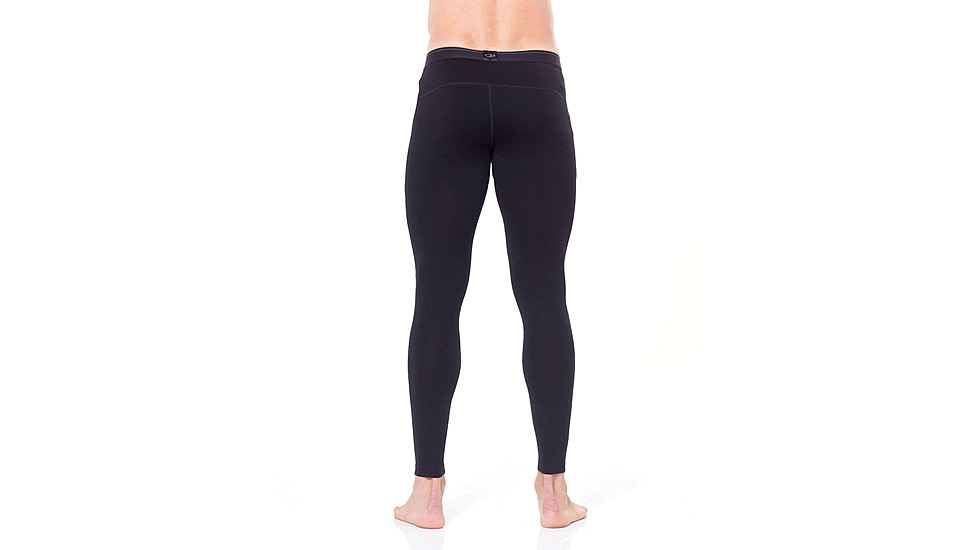 Icebreaker 260 Tech Leggings w Fly - Mens, Black, Extra Large, 104374001XL
