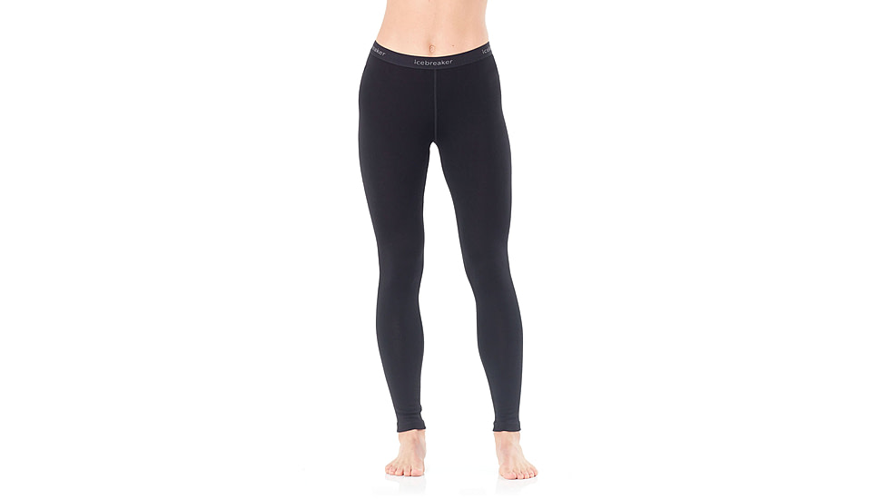 Icebreaker 260 Tech Leggings - Womens, Black, Extra Small, 104392001XS