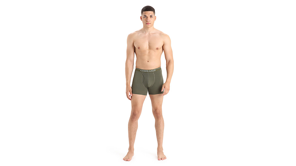 Icebreaker Anatomica Boxers w/ Fly - Mens, Loden, Extra Large, IB103030069XL