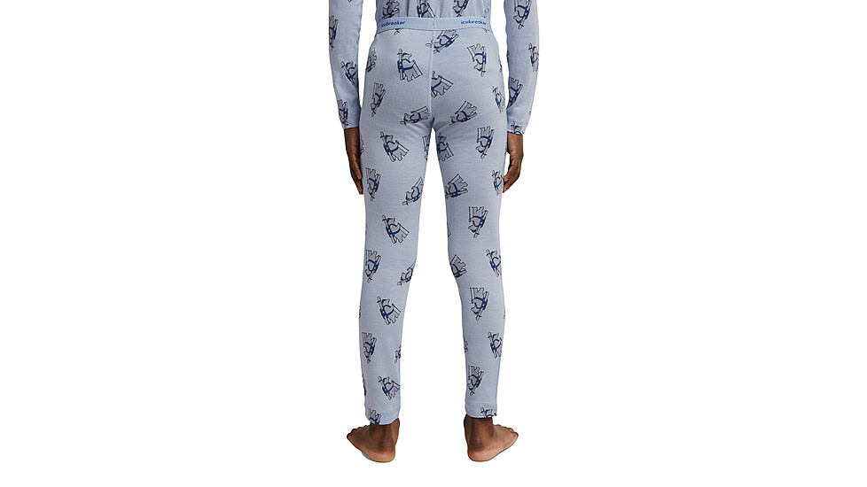 Icebreaker Bear Tour AOP Merino 200 Oasis Leggings - Kids