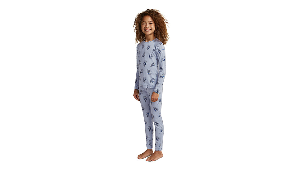 Icebreaker Bear Tour AOP Merino 200 Oasis Leggings - Kids