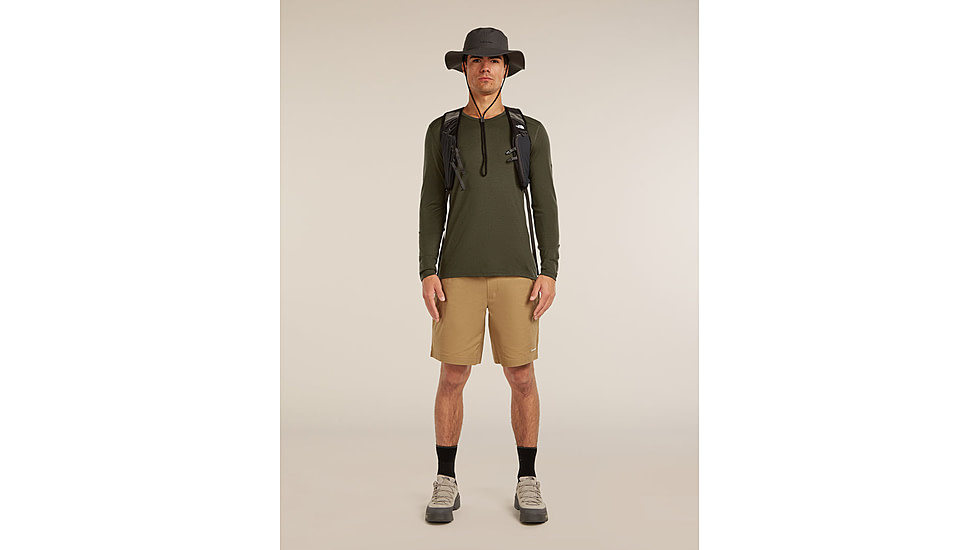 Icebreaker Merino 200 Oasis Long Sleeve Crewe Thermal Top - Mens