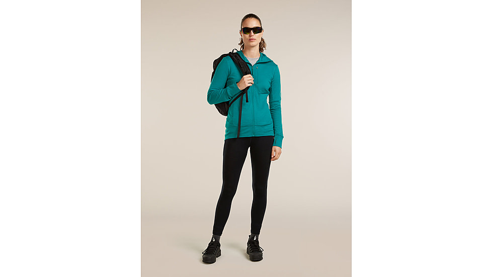Icebreaker Merino 260 Quantum Long Sleeve Zip Hoodie - Womens