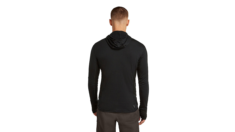 Icebreaker Merino Blend 300 RealFleece Descender Long Sleeve Zip Hoodie - Mens