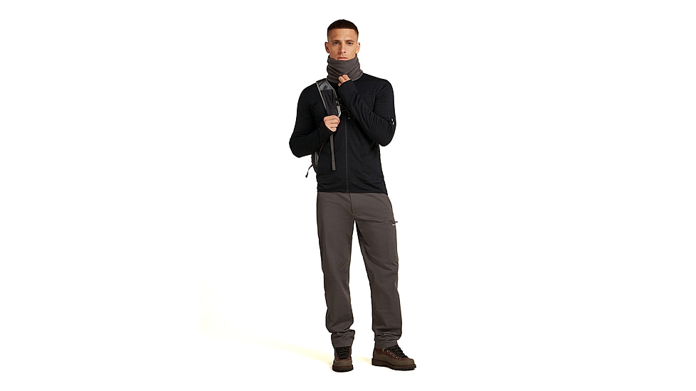 Icebreaker Merino Blend 300 RealFleece Descender Long Sleeve Zip Jacket - Mens