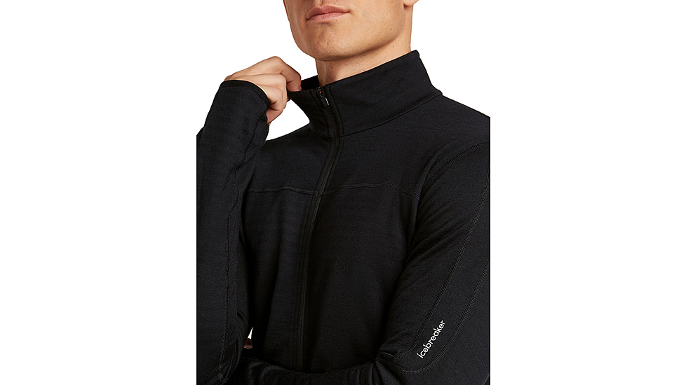 Icebreaker Merino Blend 300 RealFleece Descender Long Sleeve Zip Jacket - Mens