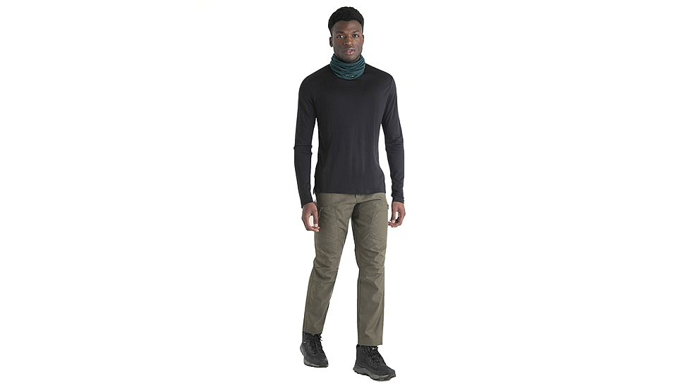 Icebreaker Men Merino 125 Cool-Lite Sphere LS Tee, Black, M, IB0A56ZL001M
