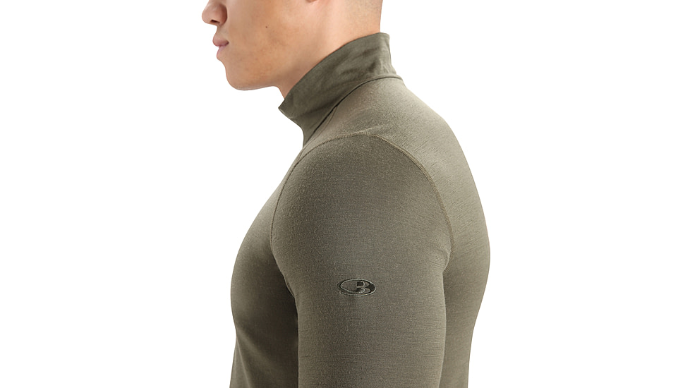 Icebreaker Men Merino 200 Oasis LS Half Zip, Loden, XL, IBB04367069XL