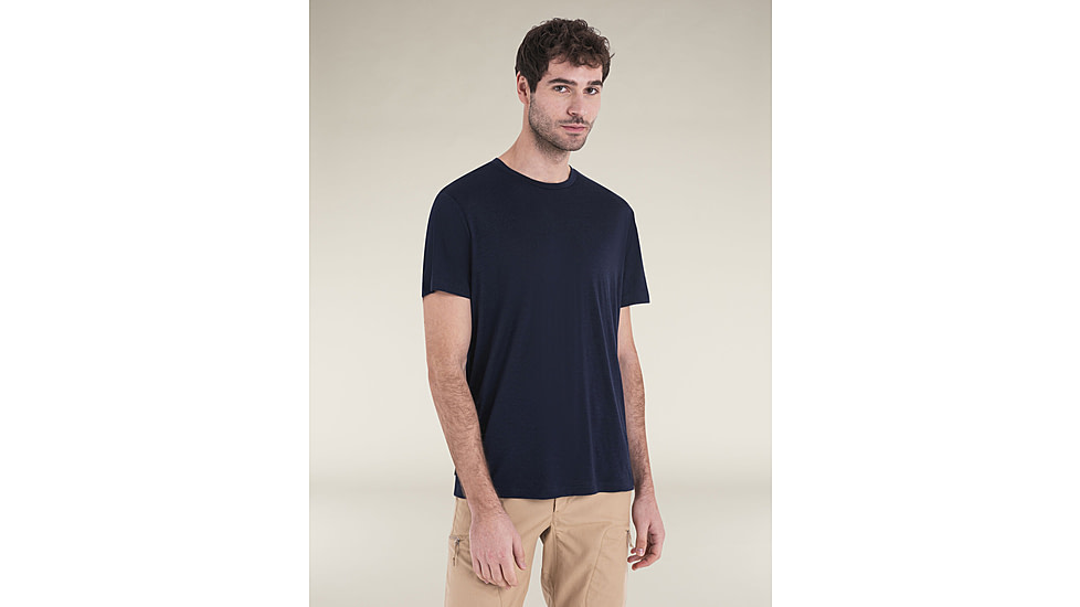 Icebreaker Merino 150 Tech Lite SS T-Shirt - Mens, Midnight Navy, 2XL, IB0A56WL401XXL