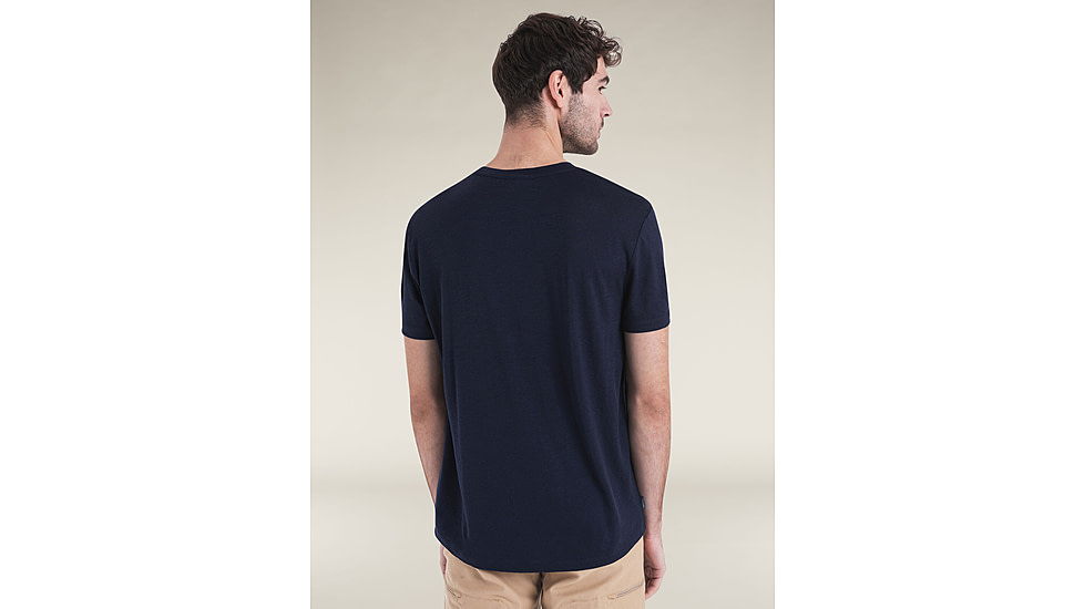Icebreaker Merino 150 Tech Lite SS T-Shirt - Mens, Midnight Navy, 2XL, IB0A56WL401XXL