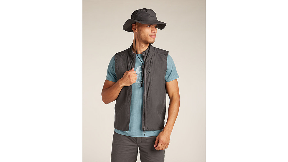 Icebreaker Merino 150 Tech Lite SS T-Shirt Polar Paddle - Mens, Blue Ash, 2XL, IB0A572X0A5XXL