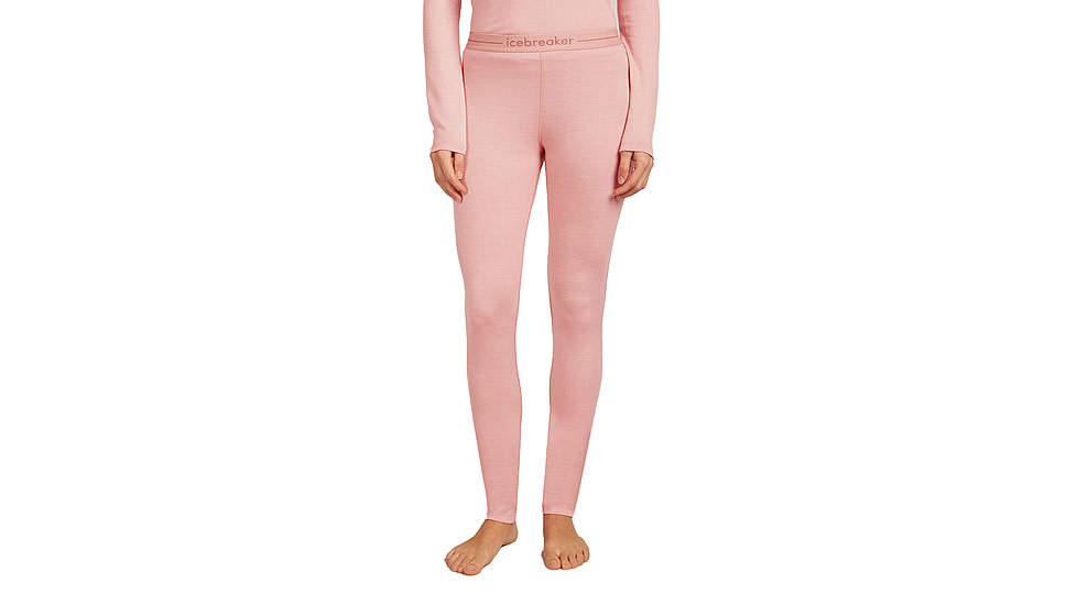 Icebreaker Merino 260 Tech Leggings - Womens, Blush, Medium, IB1043920GUM